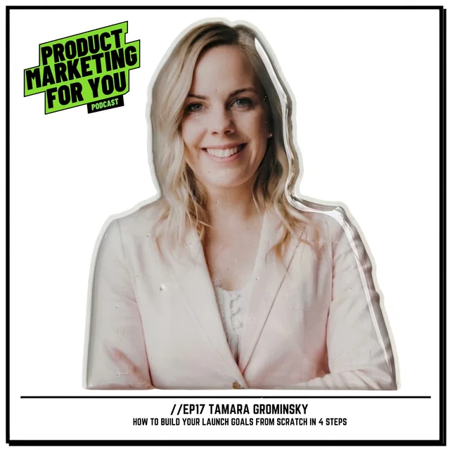 Episode art: How to Build Your Launch Goals From Scratch in 4 Steps with Tamara Grominsky